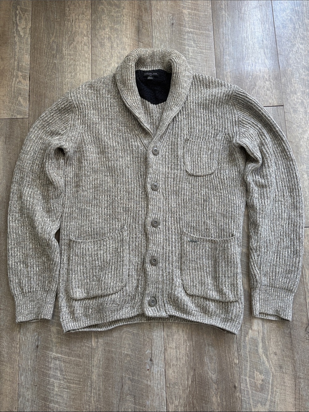 Projek Raw Button Down Cardigan Knit Sweater